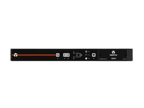 Vertiv Geist AU01X1R0-10L137-1C14C14A900-D rozdzielacz zasilania PDU 10 x gniazdo sieciowe 0U Czarny