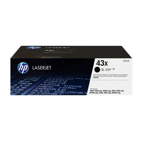 HP 43X oryginalny wkład z czarnym tonerem LaserJet XL