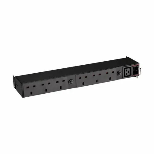 Eaton EFLX6B rozdzielacz zasilania PDU 6 x gniazdo sieciowe 1U Czarny