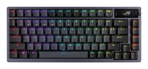 ASUS ROG Azoth klawiatura Gaming USB + RF Wireless + Bluetooth Czarny