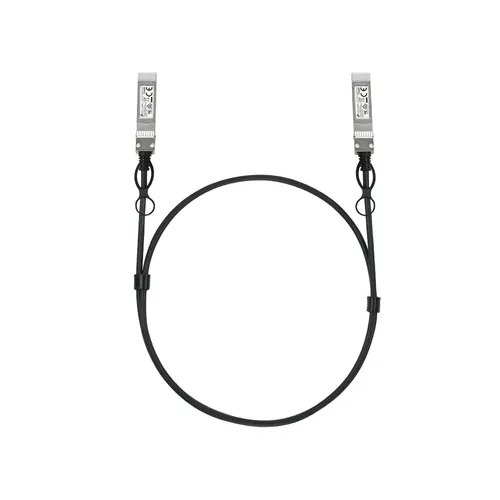 TP-Link Omada SM6220-1M kabel InfiniBand / światłowodowy SFP28 Czarny, Srebrny