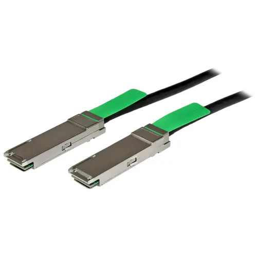 StarTech.com QSFPMM2M kabel InfiniBand / światłowodowy 2 m QSFP+ Czarny