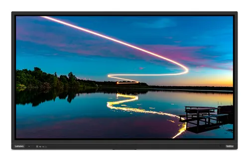 Lenovo ThinkVision T86 monitor komputerowy 2,18 m (86") 3840 x 2160 px 4K Ultra HD LED Ekran dotykowy Czarny