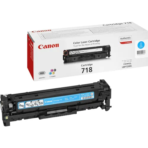 Canon CRG-718 C kaseta z tonerem 1 szt. Oryginalny Cyjan