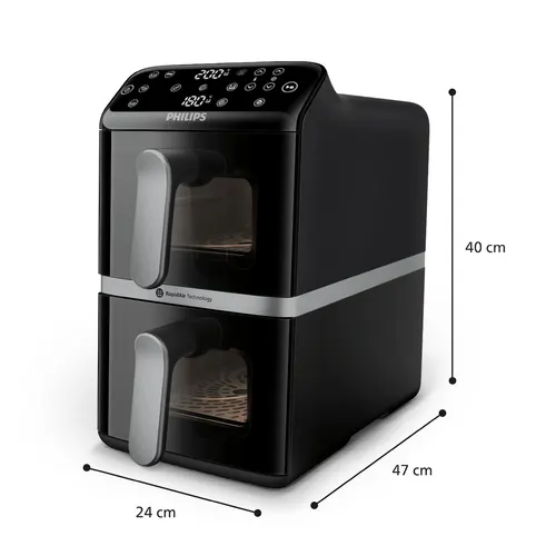 Philips 4000 series NA461/00 Ovi Stacked Dual Basket seria 4000