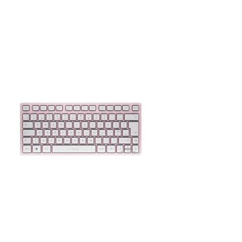 CHERRY KW 7100 MINI BT klawiatura Uniwersalne Bluetooth QWERTY British English Różowy