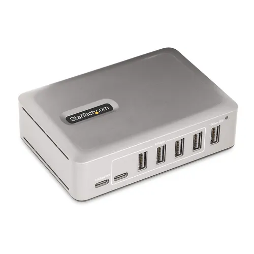 StarTech.com 10G5A2CS-USB-C-HUB huby i koncentratory USB 3.2 Gen 2 (3.1 Gen 2) Type-C 10000 Mbit/s Srebrny