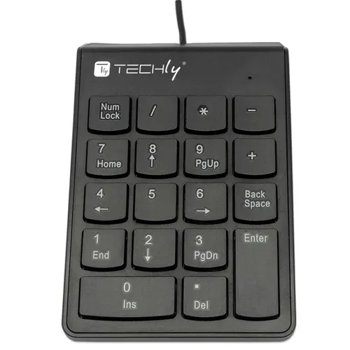 Techly IDATA KP-BLKTY klawiatura numeryczna Laptop/PC USB Czarny