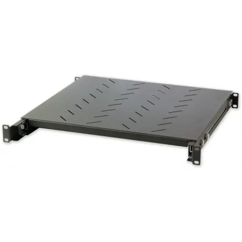 Półka do szafy 19" Intellinet 415mm 1U wysuwana 430-665m, czarna