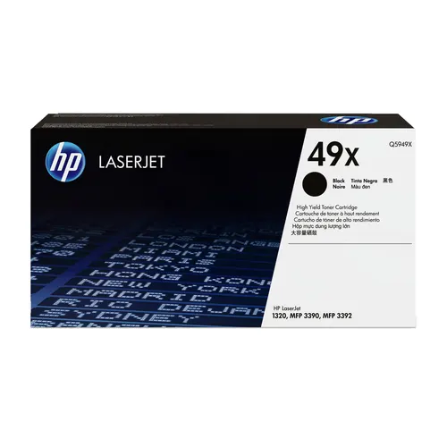 HP 49X oryginalny wkład z czarnym tonerem LaserJet XL