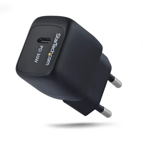 StarTech.com 103EB-WALL-CHARGER ładowarka do urządzeń przenośnych Uniwersalne Czarny Prąd przemienny Szybkie ładowanie Wewnętrzna