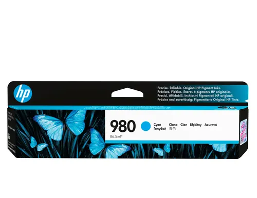 HP 980 oryginalny wkład atramentowy, błękitny