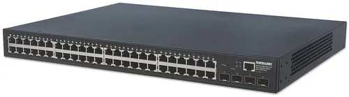 Intellinet 561334 przełącznik sieciowy Zarządzany L2 Gigabit Ethernet (10/100/1000) Czarny
