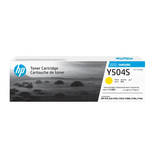 Samsung Oryginalny żółty toner HP CLT-Y504S