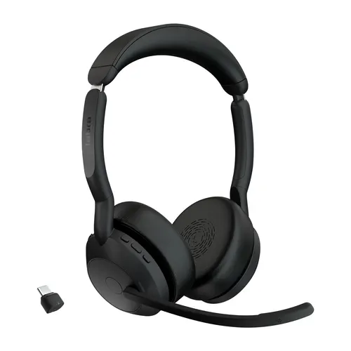Jabra 25599-989-899 słuchawki/zestaw słuchawkowy Bezprzewodowy Opaska na głowę Biuro/centrum telefoniczne Bluetooth Podstawka do ładowania Czarny