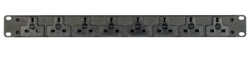 Vertiv EGVHVRN082-102UKLPS6-IP44 rozdzielacz zasilania PDU 8 x gniazdo sieciowe Czarny
