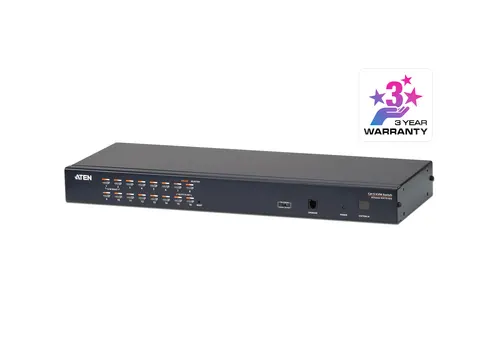 ATEN KH1516A przełącznik KVM Możliwości montowania w stelażu Czarny
