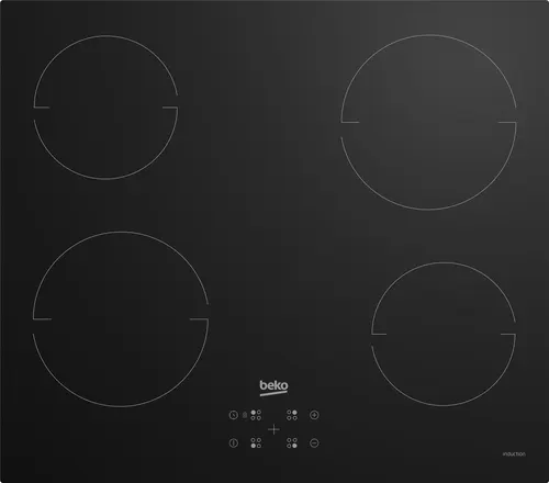 Beko HII64401QT Czarny Wbudowany 60 cm Płyta indukcyjna strefowa 4 stref(y)