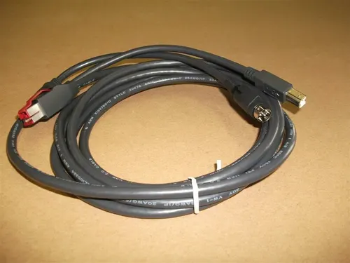 Epson 2218424 kabel zasilające Czarny 3 m PoweredUSB