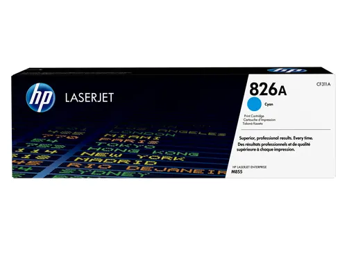 HP 826A oryginalny wkład z błękitnym tonerem LaserJet
