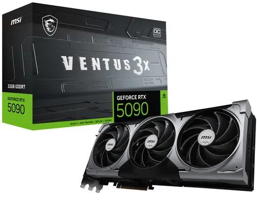 MSI VENTUS GEFORCE RTX 5090 32G 3X OC karta graficzna NVIDIA 32 GB GDDR7