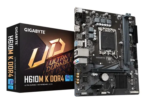 GIGABYTE H610M K DDR4 płyta główna Intel H610 Express LGA 1700 micro ATX