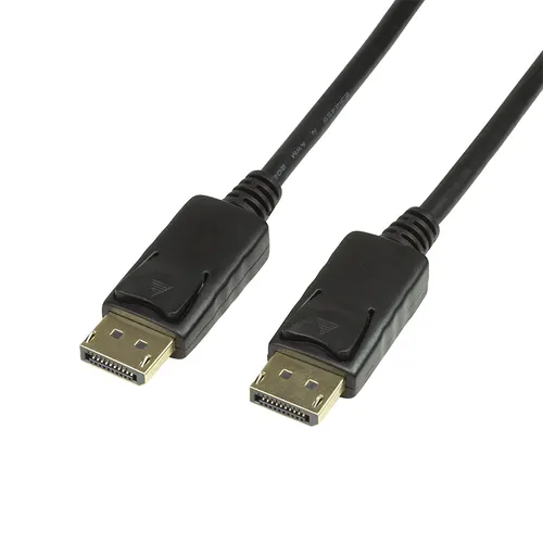LogiLink CV0077 kabel DisplayPort 10 m Czarny