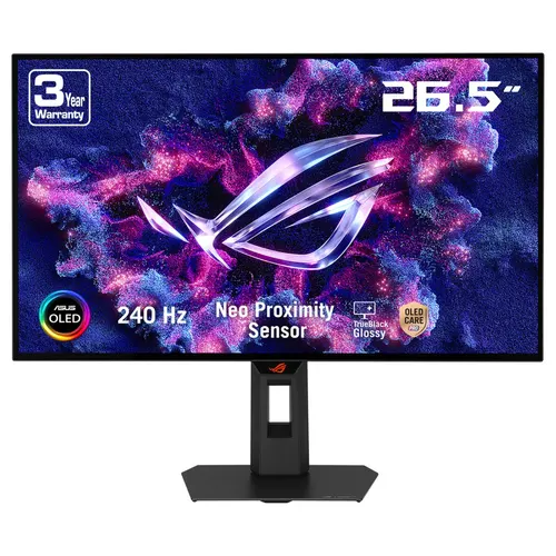 ASUS ROG Strix OLED XG27AQDMGR monitor komputerowy 67,3 cm (26.5") 2560 x 1440 px Quad HD Czarny