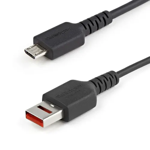 StarTech.com USBSCHAU1M kabel USB USB 2.0 1 m USB A Micro-USB B 0,48 Gbit/s Czarny