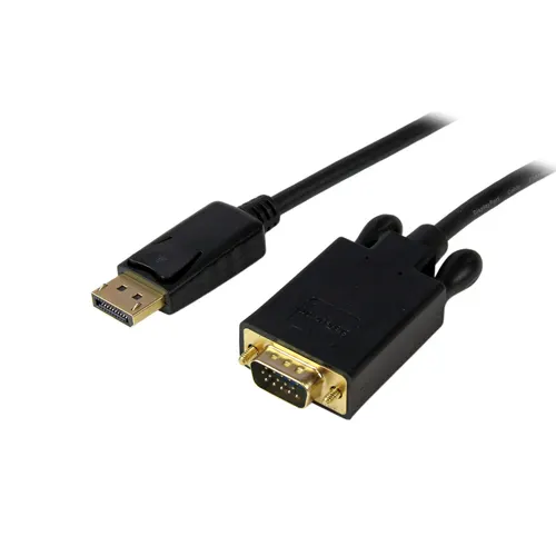 StarTech.com DP2VGAMM10B adapter kablowy 3 m DisplayPort VGA (D-Sub) Czarny