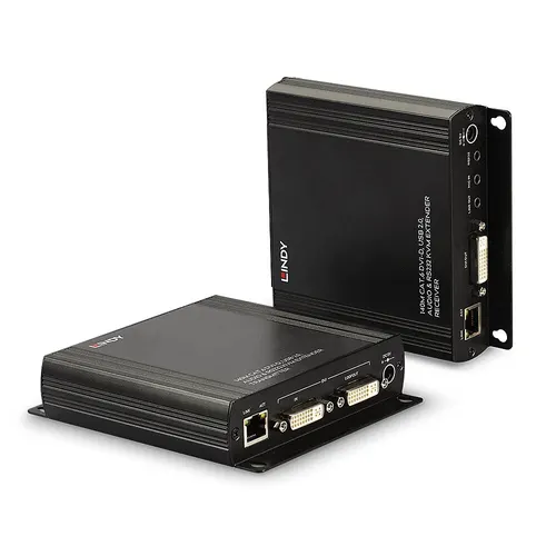 Lindy 39245 przedłużacz KVM Nadajnik i odbiornik