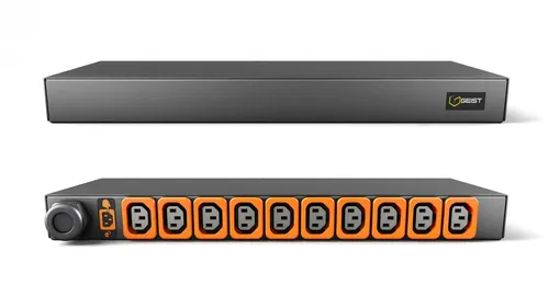 Vertiv GVHVRN102-102L13PS6-IP44 rozdzielacz zasilania PDU 10 x gniazdo sieciowe 1U Czarny