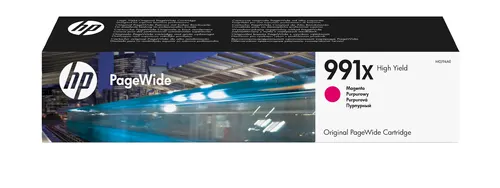 HP Oryginalny purpurowy wkład atramentowy 991X PageWide o dużej pojemności
