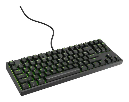 GENESIS Thor 404 TKL US Gateron Yellow klawiatura Gaming USB QWERTY Amerykański międzynarodowy Czarny
