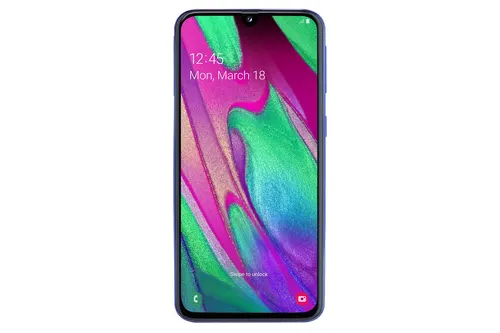 Samsung Galaxy A40 SM-A405F 15 cm (5.9") Dual SIM Android 9.0 4G USB Type-C 4 GB 64 GB 3100 mAh Niebieski