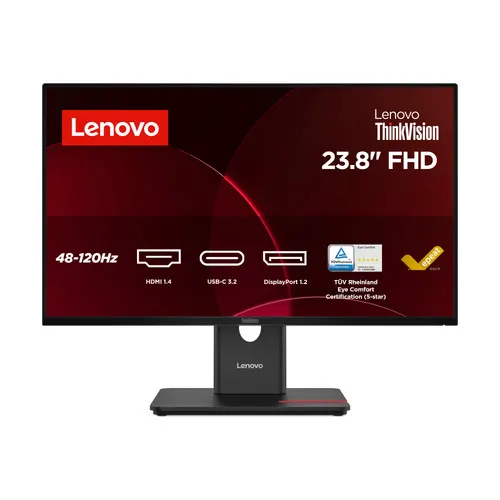 Lenovo ThinkVision T24-40 monitor komputerowy 60,5 cm (23.8") 1920 x 1080 px Full HD LCD Czarny