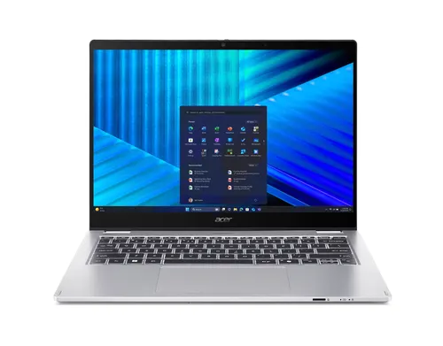 Acer TravelMate TMP414RN-55-TCO-52GR Intel Core Ultra 5 225U Hybryda (2w1) 35,6 cm (14") Ekran dotykowy WUXGA 16 GB DDR5-SDRAM 512 GB SSD Wi-Fi 7 (802.11be) Windows 11 Pro Niebieski