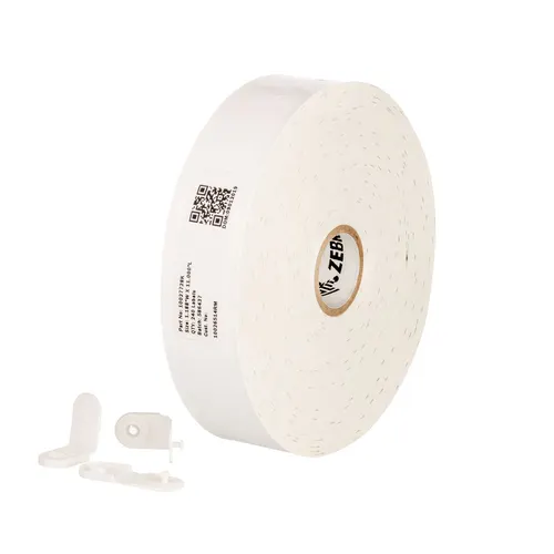 Zebra Z-Band Quickclip Wristband Biały (10027729K)