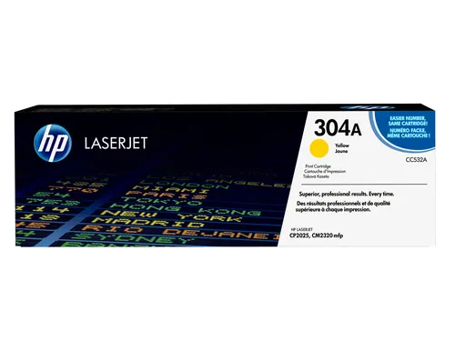 HP 304A oryginalny wkład z żółtym tonerem LaserJet