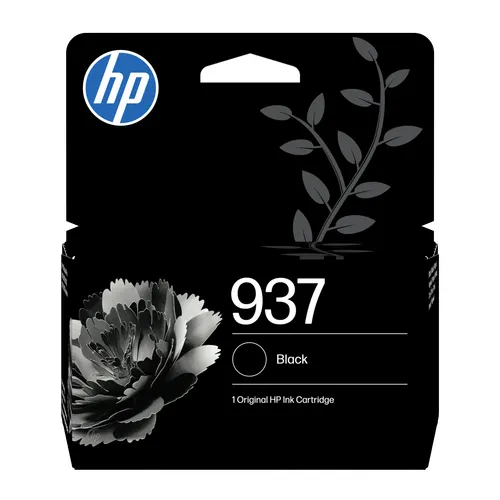 HP Oryginalny wkład z czarnym atramentem 937 (4S6W5NE)