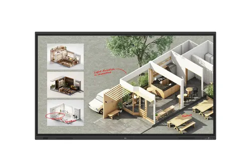 LG CreateBoard Standard tablica interaktywna 2,18 m (86") 3840 x 2160 px Ekran dotykowy Czarny