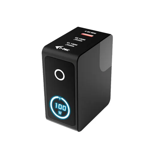 i-tec CHARGER-INTG100W ładowarka do urządzeń przenośnych Uniwersalne Czarny Prąd przemienny Szybkie ładowanie Wewnętrzna