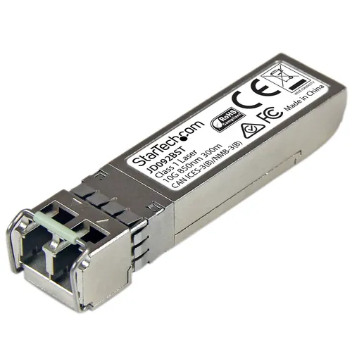 StarTech.com JD092BST moduł przekaźników sieciowych Swiatłowód 11100 Mbit/s SFP+ 850 nm
