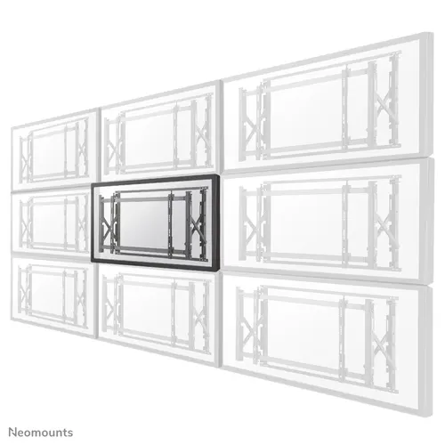 Neomounts LED-VW1750BLACK uchwyt do tablic informacyjnych 139,7 cm (55") Czarny