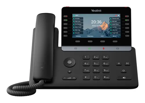 Yealink T85W telefon VoIP Czarny LCD Wi-Fi