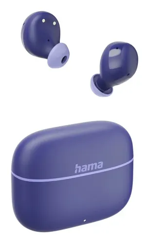 Hama Freedom Buddy II Zestaw słuchawkowy True Wireless Stereo (TWS) Douszny Połączenia/muzyka Bluetooth Niebieski