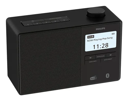 Philips TAR5600/00 radio Zegar Cyfrowy Czarny