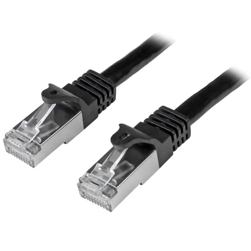 StarTech.com N6SPAT3MBK kabel sieciowy Czarny 3 m Cat6 SF/UTP (S-FTP)