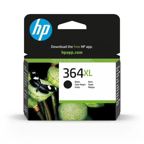 HP 364XL oryginalny wkład atramentowy czarny XL, XL czarny, pudełko (wersja PL)