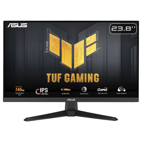 ASUS VG249QE5A monitor komputerowy 60,5 cm (23.8") 1920 x 1080 px Full HD LCD Czarny